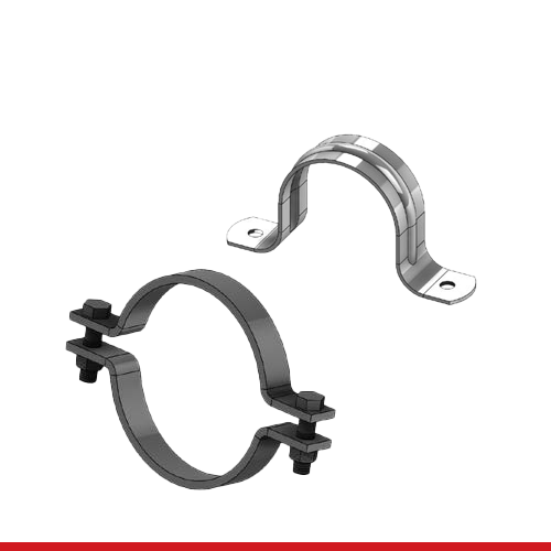 212G0600 PIPE CLAMP STANDARD ELECTRO-GALVANIZED 6" IPS